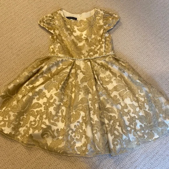 Biscotti | Dresses | Biscotti Girls Party Dress Gold With Pearls | Poshmark Biscotti | Dresses | Biscotti Girls Party Dress Gold With Pearls | Poshmark